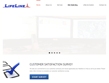 Tablet Screenshot of lifeline-ems.com